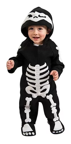 Disfraz Para Niño Esqueleto Talla 1-2 Años Halloween