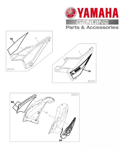 Kit Adesivos Faixa Yamaha Xtz Crosser 150 2022 Vermelha Cr23