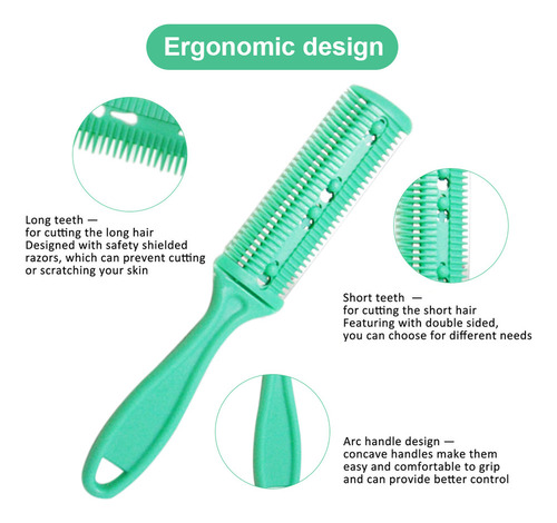 Ch Set De Peine Y Tijeras Razor: Herramienta For Cortar Y