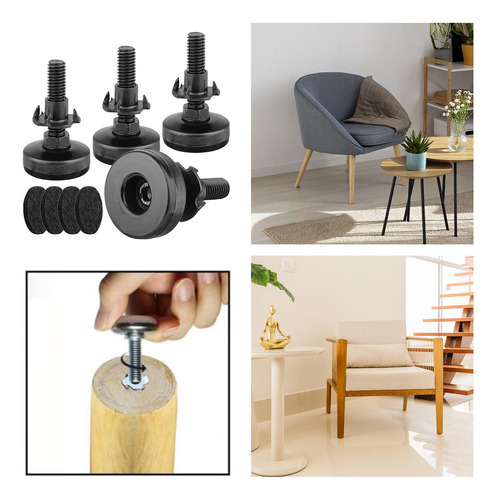 Niveladores De Muebles Pies De Nivelación Ajustables Para