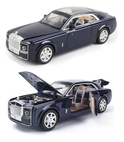 Rolls-royce Sweptail Miniatura Metal Autos Con Luz Y Sonido