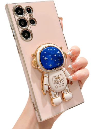 Funda Para Samsung S23 Ultra Tpu Soporte Astronauta 3d - D