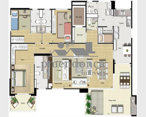 Imagem 9 de 18 de Apartamento Com 3 Suítes E 3 Vagas À Venda Vila Romana, 162m2 - Ap03424 - 32908823