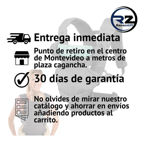 Mochila Porta Bebé Ergonómica 10 En 1 Silla Carrier Pequitas Azul
