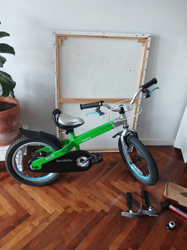 Bicicleta Royal Baby Infantil Importada Metal Verde Niño 16 