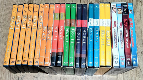 Dvd Séries Dr. House 1 A 7 + Dexter 1 A 4 - Usado (Usado)