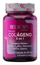 Comprar Colageno Marino 6 En 1 Vitamina C, A Biotina 120 Cap Solanum Sabor Sin Sabor