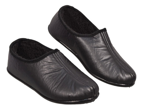 Imagen 5 de 8 de Pantufla Chinela Hornito Ecocuero Art55 Mujer Hombre Abrigo