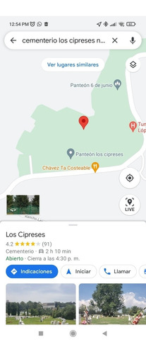 Imagen 2 de 2 de Cuádruples Privadas En Cementerio Los Cipreses
