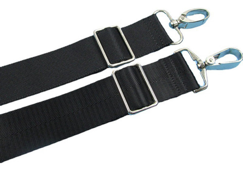 2 Correa De Nailon Para Bolso De Hombro, Longitud Negro