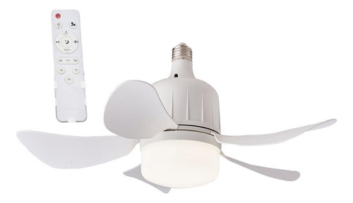 Ventilador De Enchufe Con Luces, Lámpara De Ventilador Moder