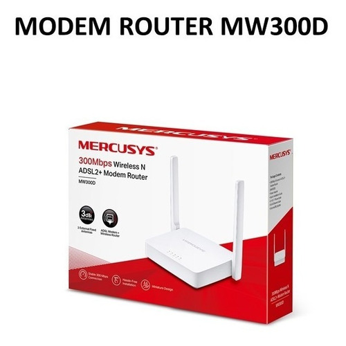 Modem Router Mw300d Mercusys 300mbps