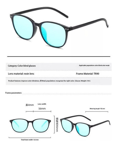Gafas Para Daltónicos, Daltonismo Rojo-verde