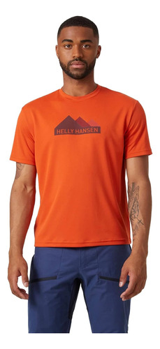 Helly-hansen Polera Gráfica Hh Tech Para Hombre, 300 Patro