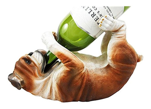 Decoracion De Cocina American Bulldog Dog Wine Bottle Holde
