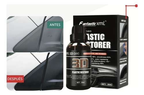 Restaurador De Plasticos Uv 3d Para Carros Fastasticxml