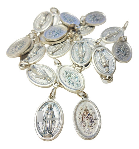 500 Medallas Dije Virgen Milagrosa 22mm (italy) Souvenirs