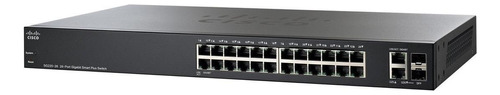 Switch Gerenciável Cisco Sg220-26-k9 24p Gigabit + 2p Sfp