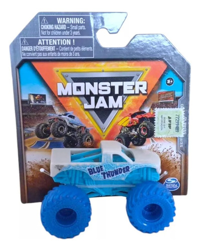 Spin Master Monster Jam Blue Thunder Serie 10 1:70 Autito