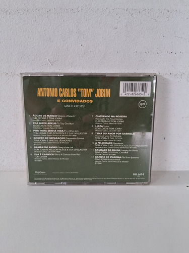 Cd Antonio Carlos Jobim Antonio Carlos Jobim E Convidados (Usado)