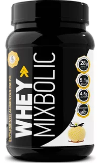 Whey Protein Mix Bolic 908g Sabor: Baunilha - Fórmula com 28g De Proteína Por Dose