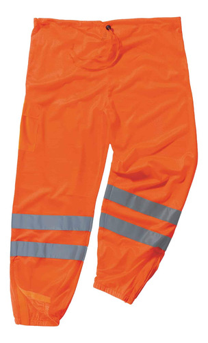 Pantalon Seguridad Reflectante Naranja Alta Visibilidad S M