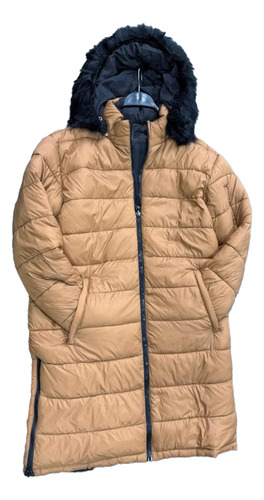 Camperon Largo Reversible T Basic Con Capucha