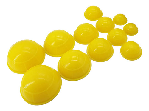2 X 12x Ventosas De Silicona Al VacĂo, Accesorios Amarillo