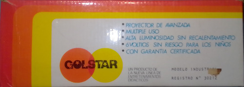 Proyector Golstar Antiguo Funcionando Completo (Usado)