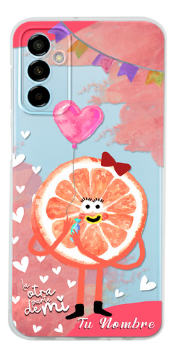 Funda Para Galaxy De Parejas Media Naranja Nombre De Ella