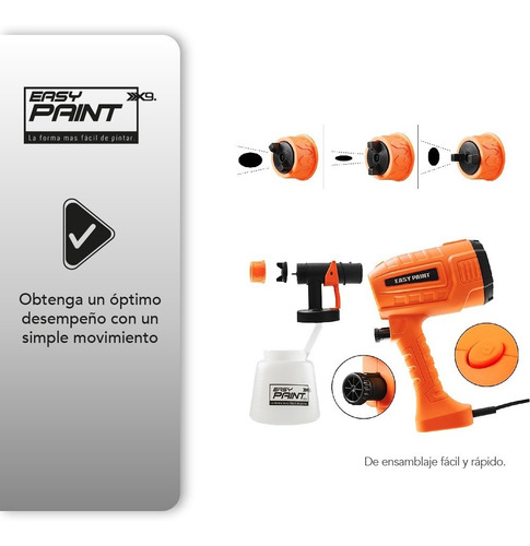 Imagen 5 de 5 de Compresora Portatil Para Pintar De 400w Con Boquillas