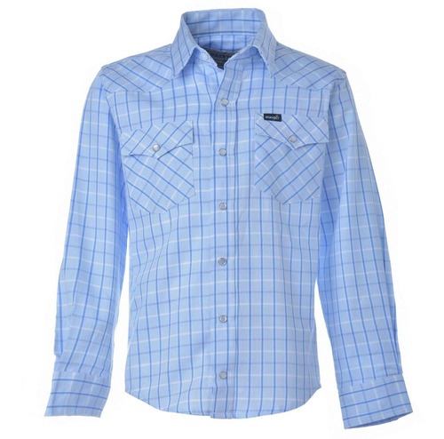 Camisa Vaquera Wrangler Niño Manga Larga Ro43