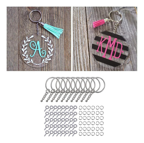 0 Kit De Tornillos De Llaveros Acrílicos 220x Para Argén