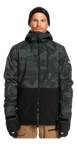 Campera Quiksilver Mission Printed Kvj3 Ski Snow Urbano 10k