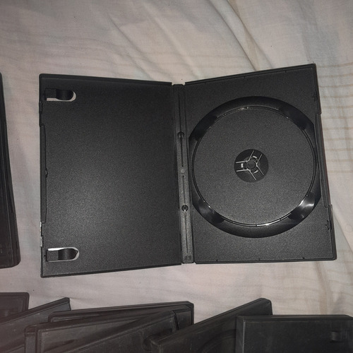 Cajas Vacias Dvd 14mm Lote X100! Negro (Usado)
