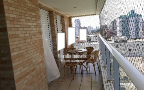 Imagem 7 de 15 de Apartamento De Frente Ao Mar, Em Condomínio Alto Padrão Em P. Grande S. Paulo.