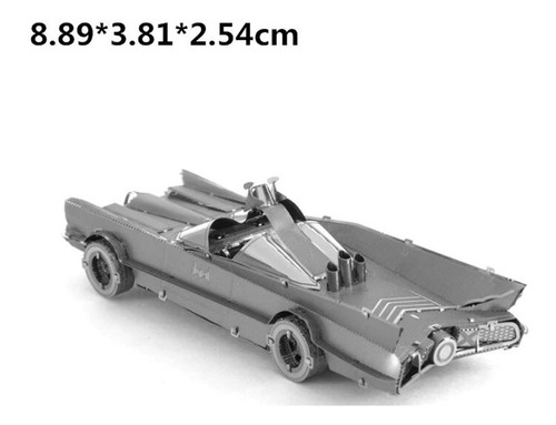 Batman Rompecabezas Metal 3d Kit Batimóviles Y Batiseñal