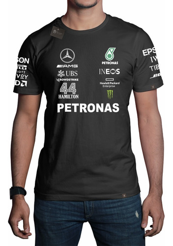 Polera L. Hamilton Petronas Formula Uno Mercedez #22