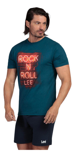 Playera Slim Fit Manga Corta Lee Hombre 349