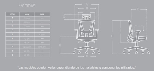Silla Oficina Escritorio Ergonómico Reclinable Gama Premium+