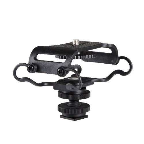 Imagen 10 de 10 de Soporte P/ Grabador Tascam Microfono C/ Suspensión Zapata