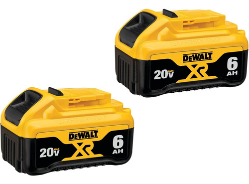 Dcb206-2 20v Máx 6.0ah Batería De Ion De Litio, 2 Unidades