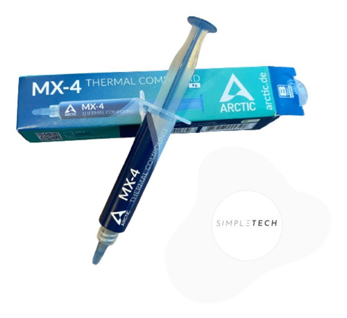 Imagen 2 de 4 de Pasta Térmica Arctic Mx-4 8g Grasa De Alto Rendimiento