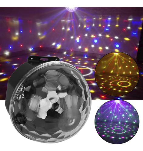 Iluminação De Palco Para Dj Disco Rgb Com Efeito De Bola
