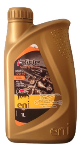 Aceite Moto Eni 10w40 Synthetic Technology