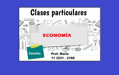 Imagen 5 de 9 de Clases Particulares Economía, Macro, Contabilidad,liq. Suel