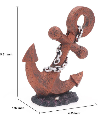 Aqua Kt Anclaje De Naufragio De Barco Hundido Para Acuarios