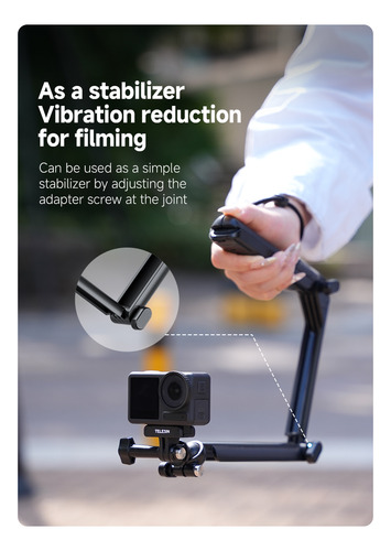 Novo TriPod Mantis Dobrável Integrado Para Dji Action 3/4