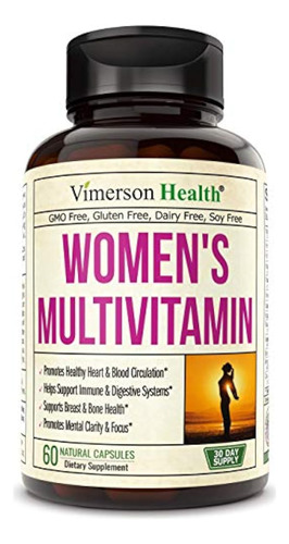 Suplemento Multivitaminico Para Mujeres 60cap Vimerson Healt