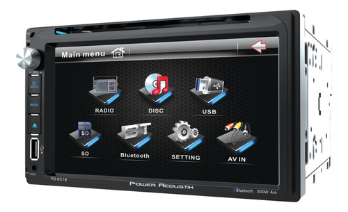 Pd-651b 6.5  Doubledin Indash Lcd Touchscreen Dvd Recei...